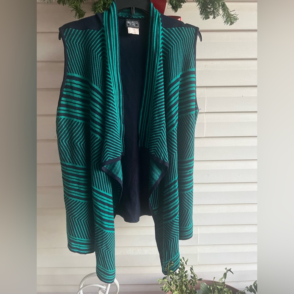 Southern Lady women cardigan/vest size 2x